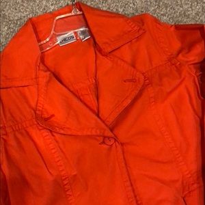 EUC Chicos red cotton jacket